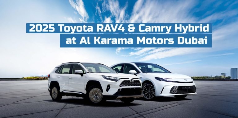 2025 Toyota RAV4 & Camry Hybrid at Al Karama Motors Dubai
