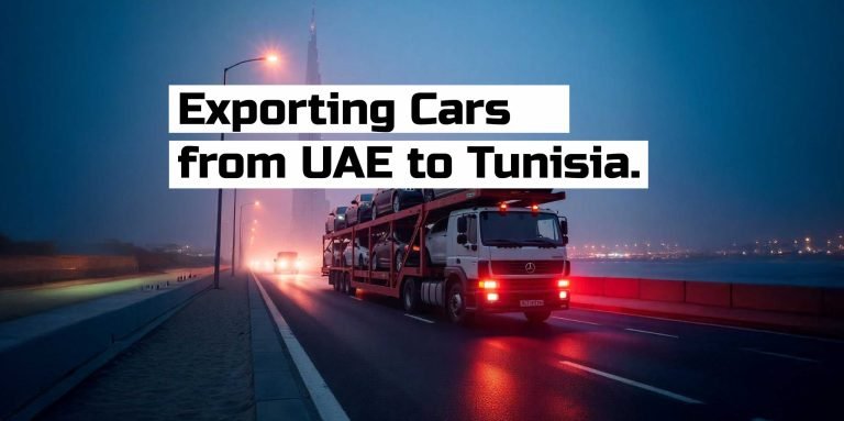 Exporting Cars from UAE to Tunisia.