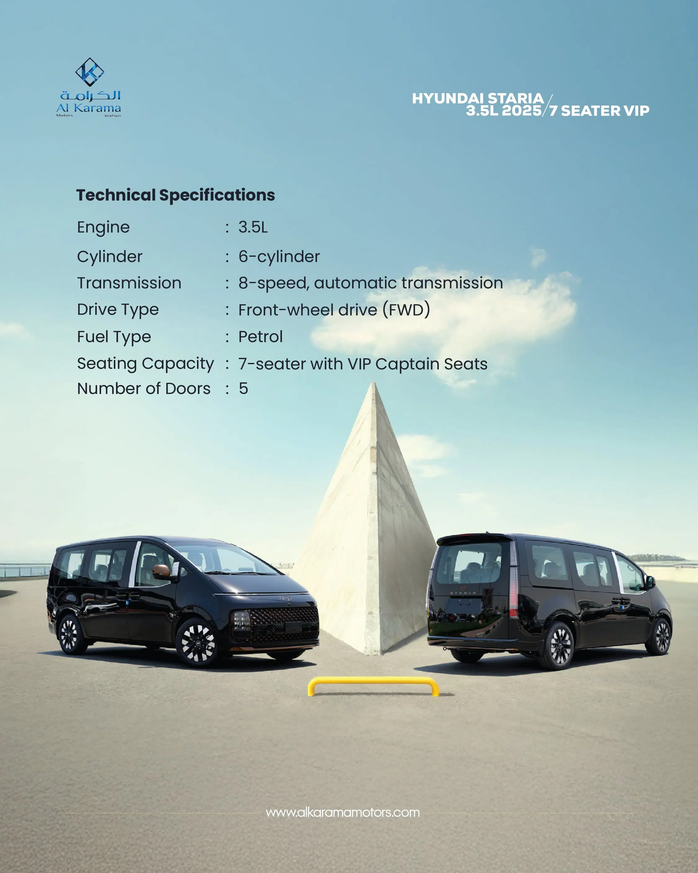 Staria 3.5L 2025 VIP
