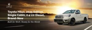 Toyota Hilux 2025 Model, 2.7Ltr Patrol, 2WD, Automatic, Brand-New