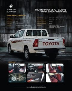 Toyota Hilux 2025 Model,  2.7Ltr Petrol, 2WD, Automatic, Brand-New - image 14