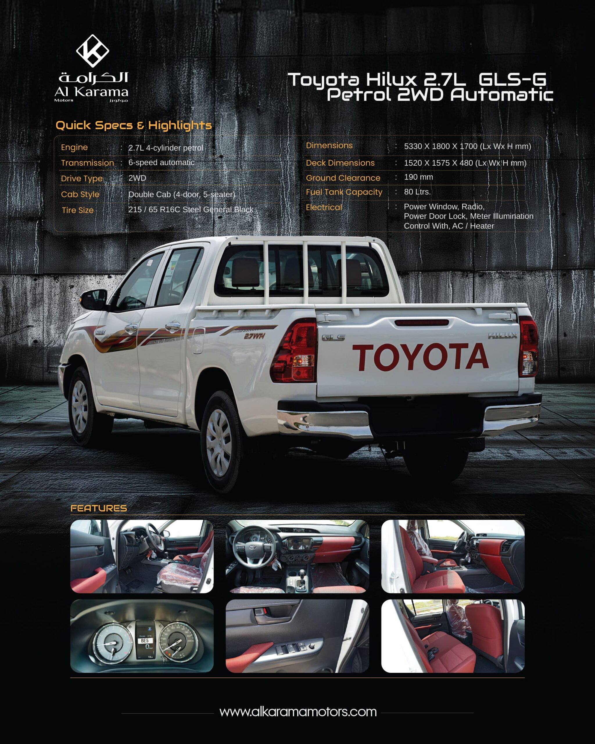 Toyota Hilux 2.7L 2WD Automatic Transmission -DS-02
