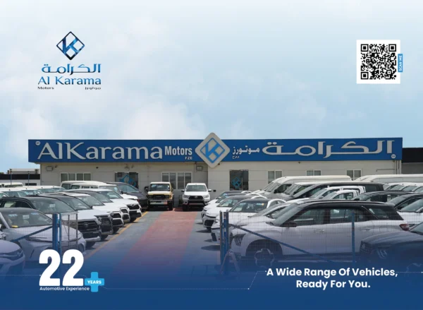Al Karama Motors Group brand-new vehicle showroom in Dubai