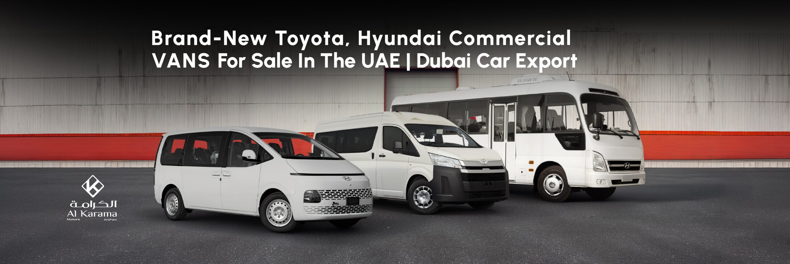New Commercial Vehicles in UAE For Sale | Toyota, Hyundai & More
