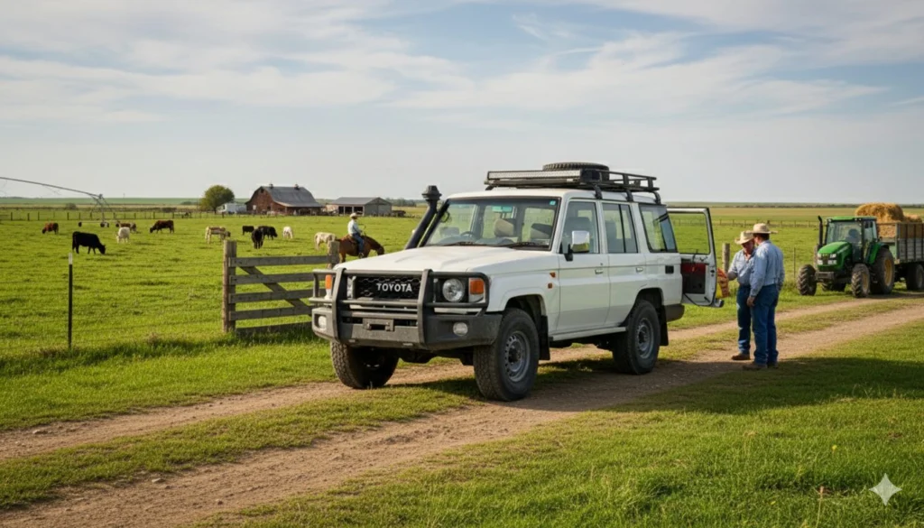 Toyota Land Cruiser 76 2.8L diesel for commercial use