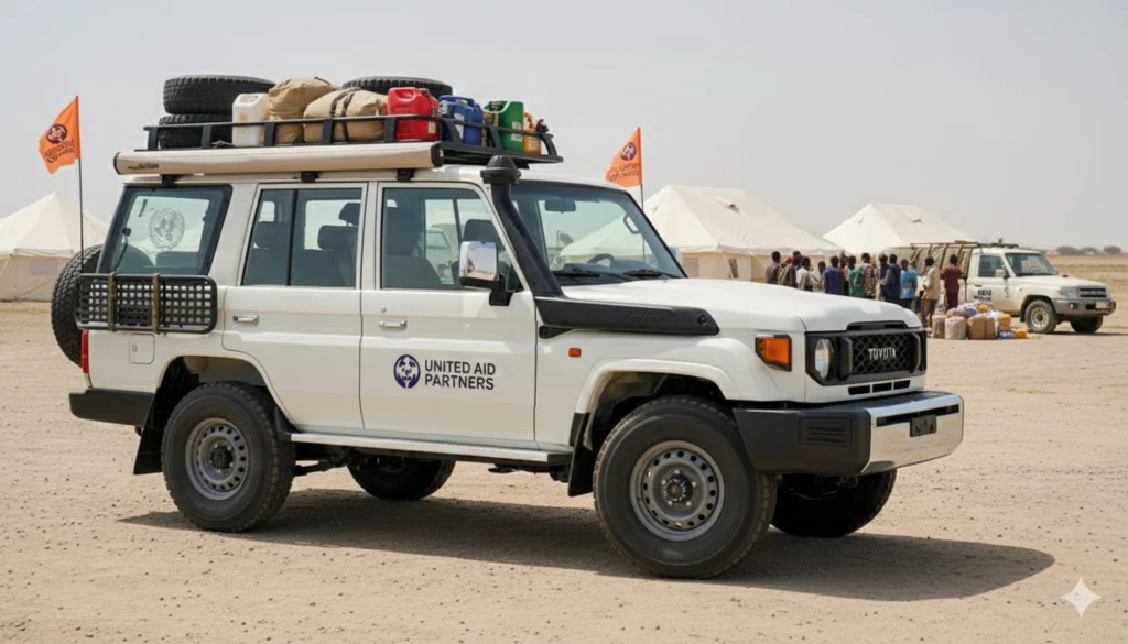 Toyota Land Cruiser 76 hardtop for fleet and off-road use