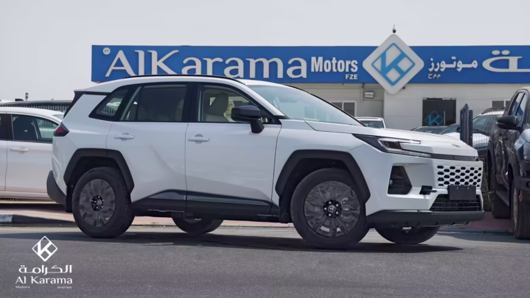 White 2026 Toyota RAV4 XLE-G AWD at Al Karama Motors Dubai