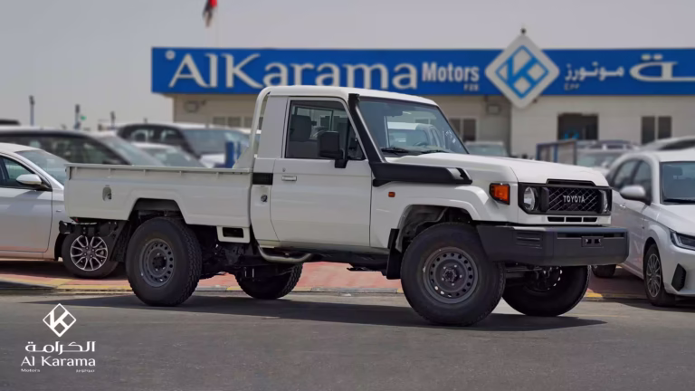 2026 Toyota Land Cruiser 79 Single Cab Pickup 2.8L Turbo Diesel White Left Side View GCC Specification