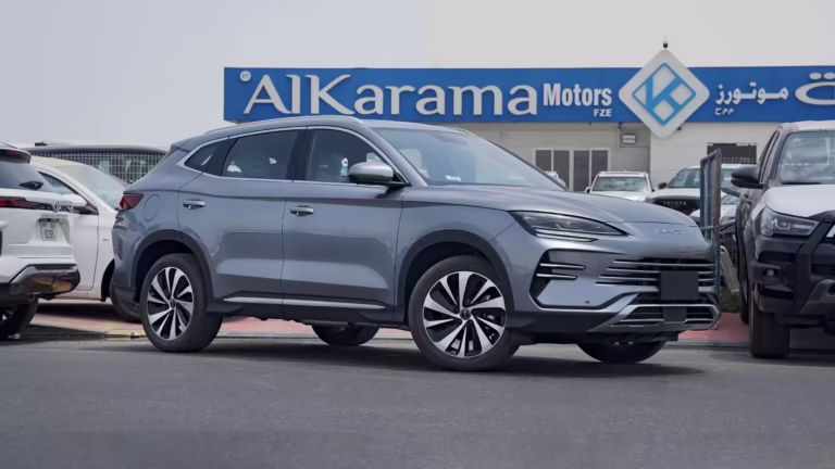 2026 BYD Song Plus PHEV Comfort 1.5L side profile at Al Karama Motors Dubai