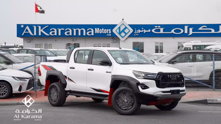 2026 Toyota Hilux GR Sport 2.8L Diesel Automatic 4x4 front side view in Dubai