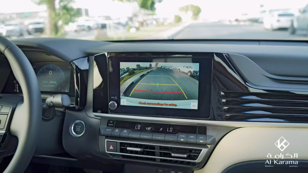 Reverse camera display in 2026 Toyota Camry 2.5L LE