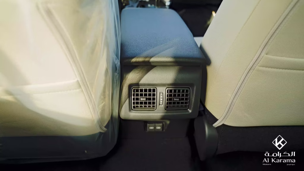 Rear air conditioning vents in 2026 Toyota Camry LE