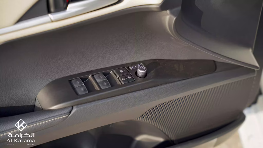 Power window and mirror controls in 2026 Toyota Camry LE