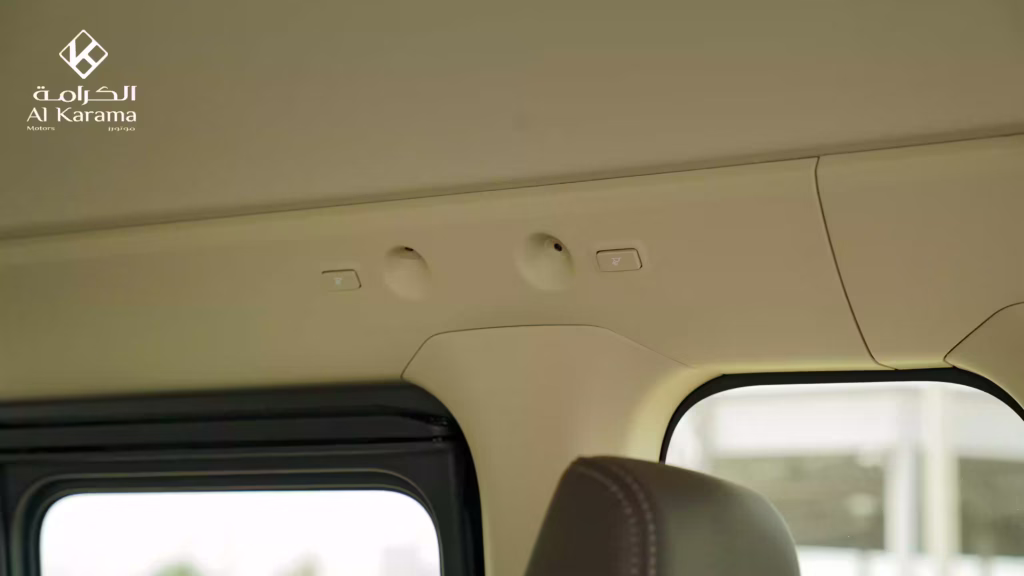 2026 Toyota Hiace GL passenger cabin roof and air vents