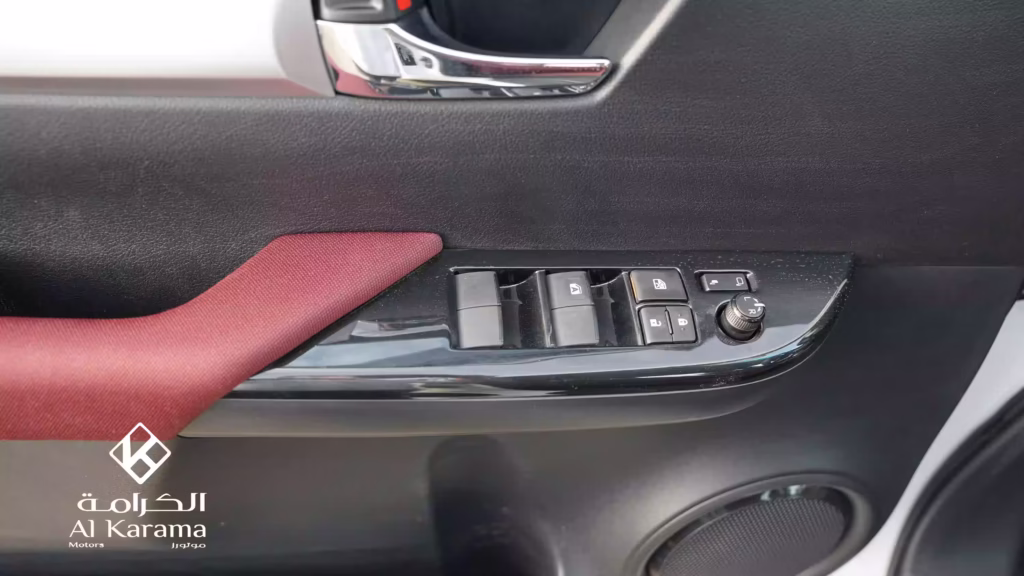 Toyota Hilux GLX-S driver door power window controls