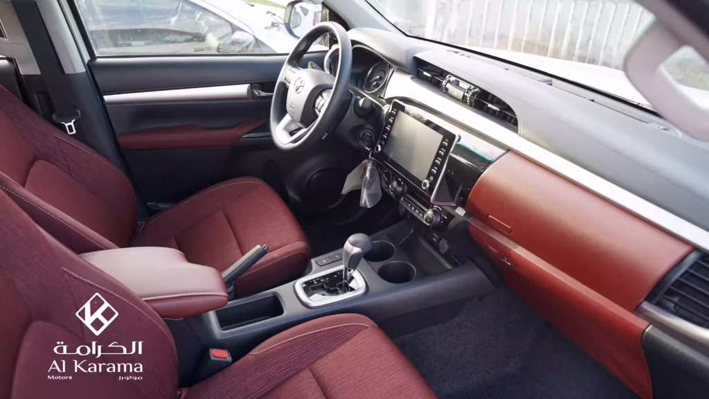 Toyota Hilux GLX-S automatic gear selector and centre console