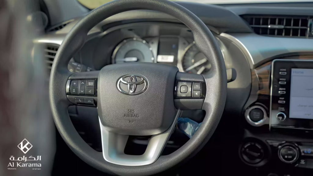 Multifunction steering wheel in 2026 Toyota Hilux 4.0L V6