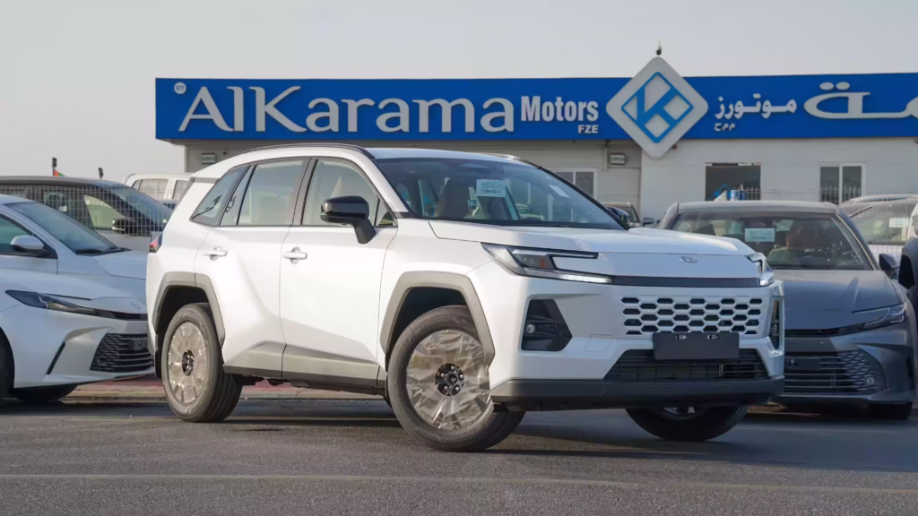 2026 Toyota RAV4 XLE Hybrid AWD White in Dubai