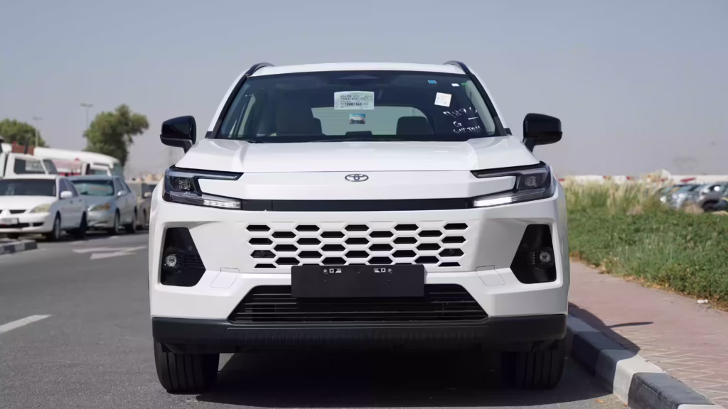 Front view of 2026 Toyota RAV4 XLE Hybrid White