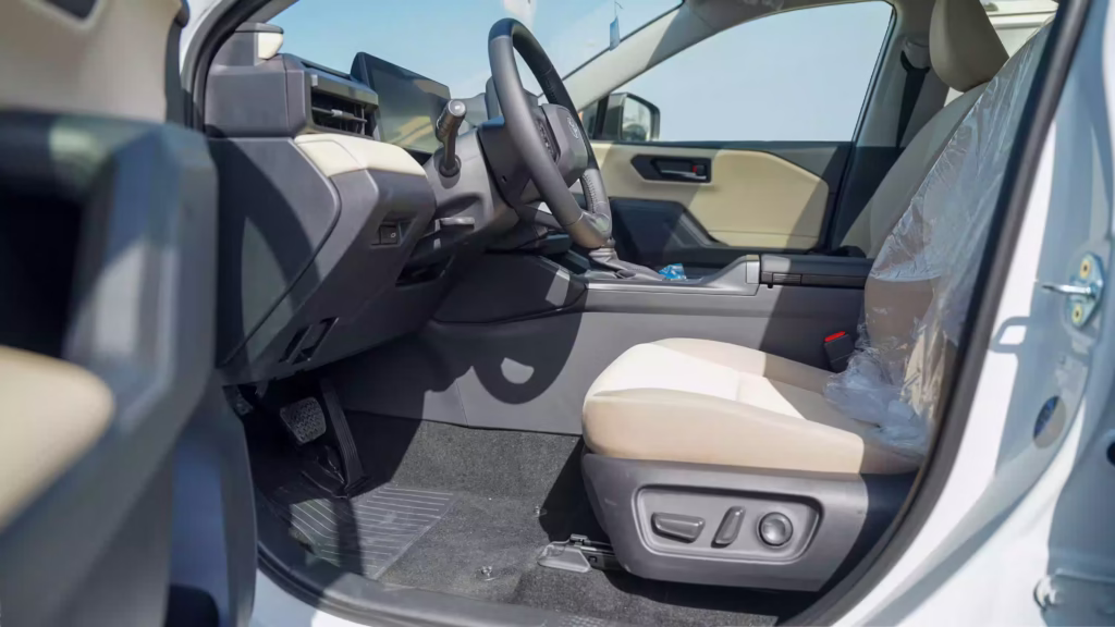 Driver seat interior of 2026 Toyota RAV4 XLE Hybrid