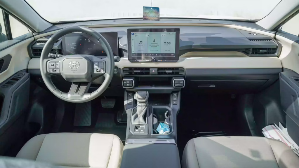 Dashboard of 2026 Toyota RAV4 XLE Hybrid AWD