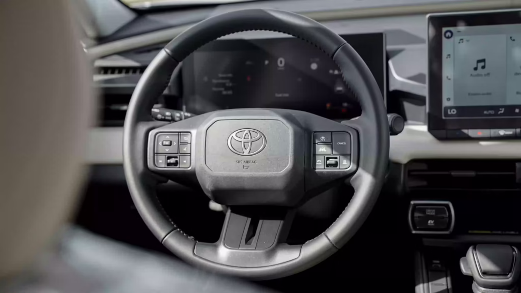 Toyota RAV4 XLE multifunction steering wheel
