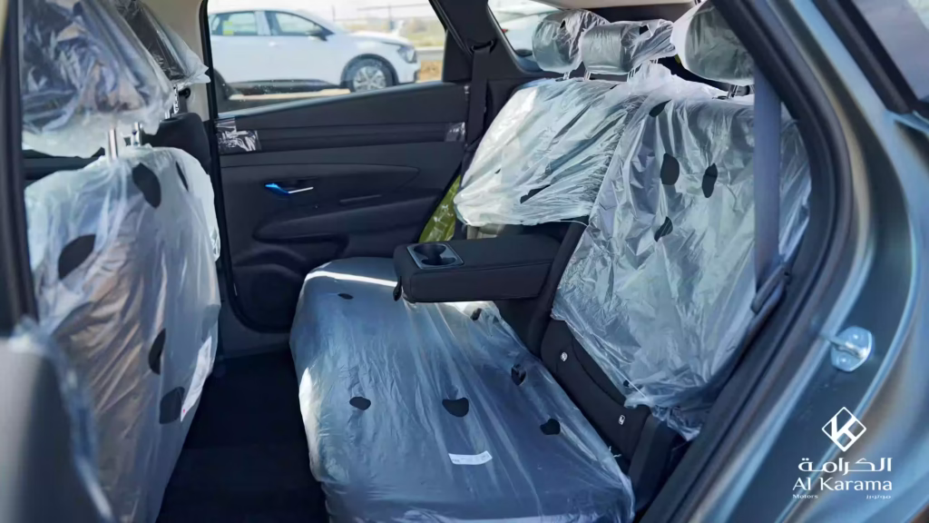 Hyundai Tucson rear cabin with folding seats