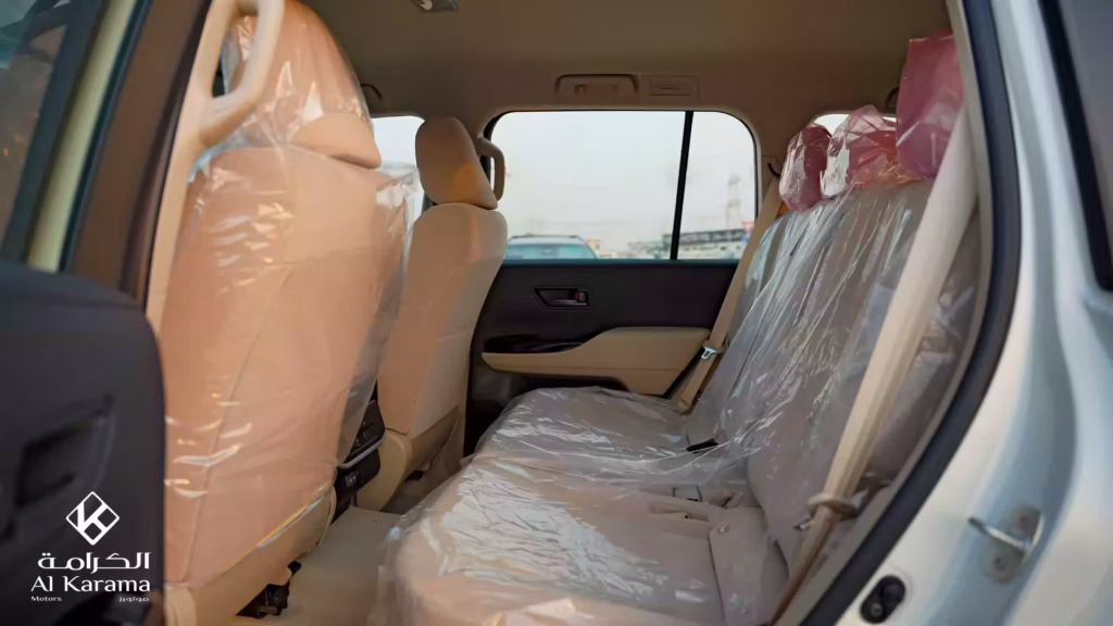 Toyota Land Cruiser LC300 second row beige seats
