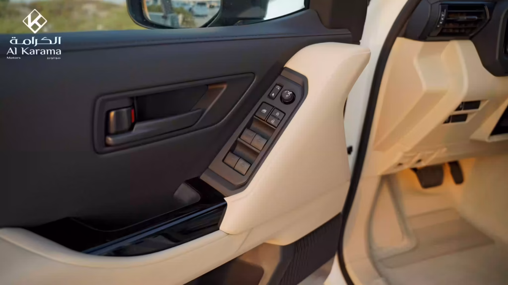 Toyota Land Cruiser LC300 driver door window and mirror controls