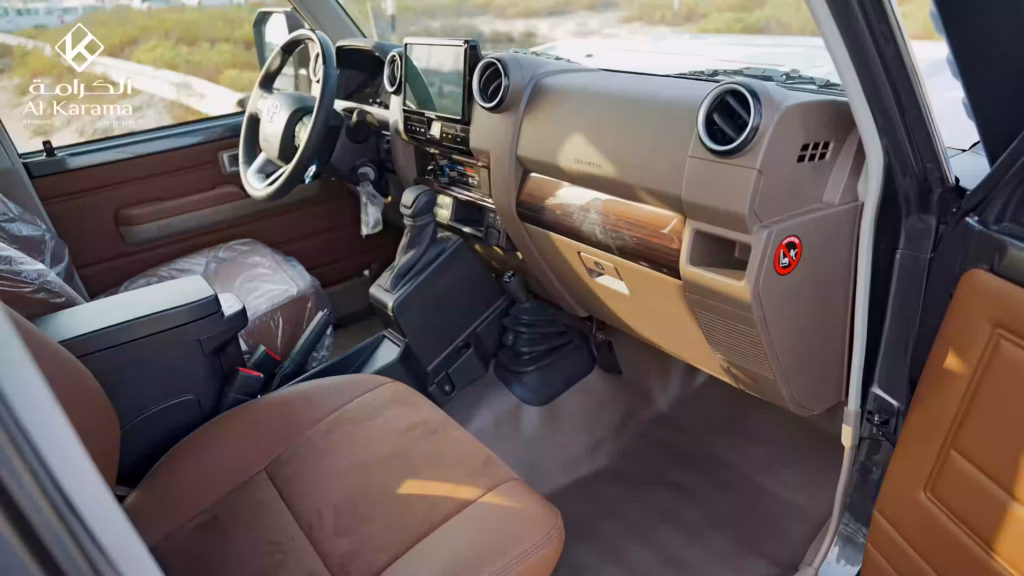 2026 Toyota Land Cruiser LC79 dashboard and front passenger interior